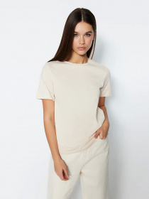 Футболка Trendyol модель TWOSS23TS00000/Acik Bej Фото