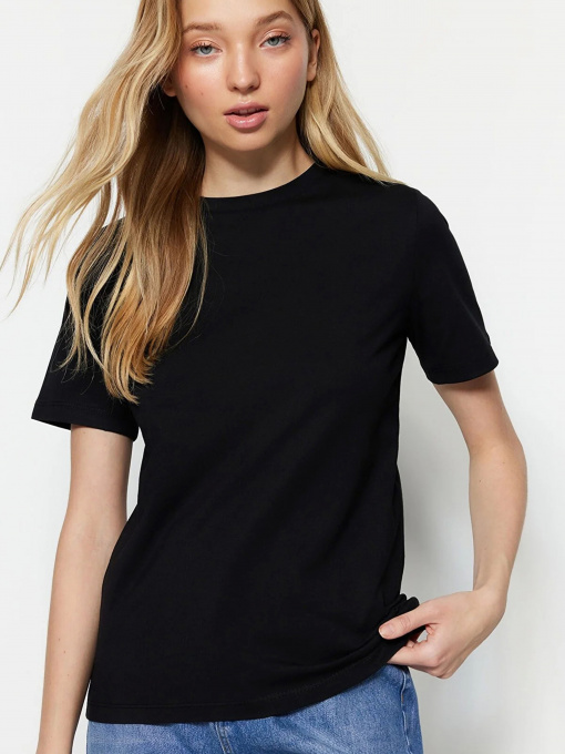 Футболка Trendyol модель TWOSS23TS00000/Siyah Фото