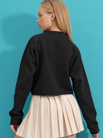 Свитшот Trend Alacati Stili модель ALC-774-002/Siyah Фото