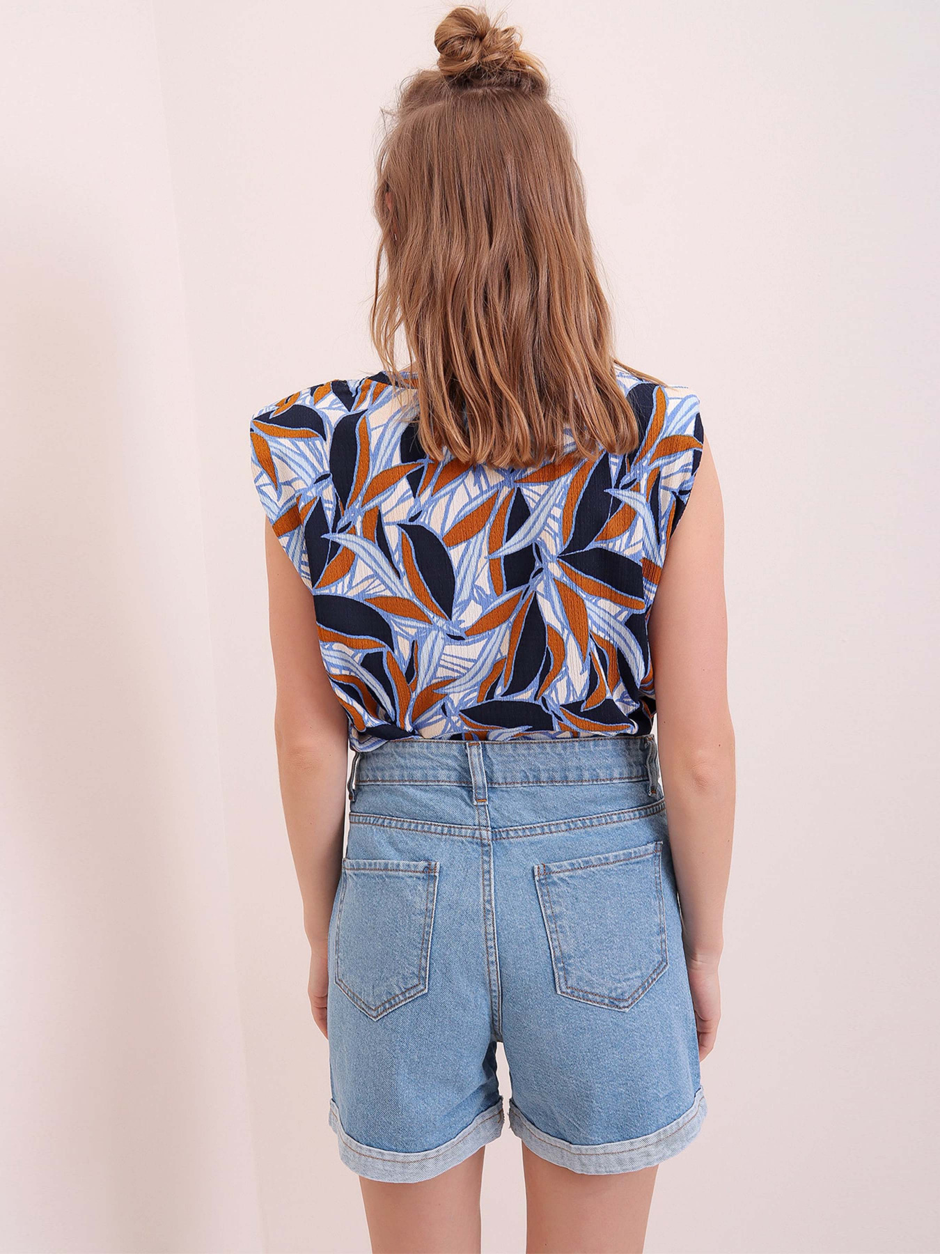 Шорты джинсовые Trend Alacati Stili модель ALC-X5938/Acik Mavi Фото