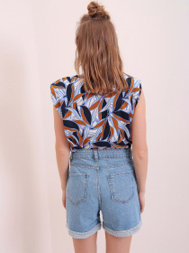 Джинсовые шорты Trend Alacati Stili модель ALC-X5938/Acik Mavi Фото