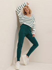 Повсякденний костюм Trend Alacati Stili модель ALC-X7454/Yesil Фото