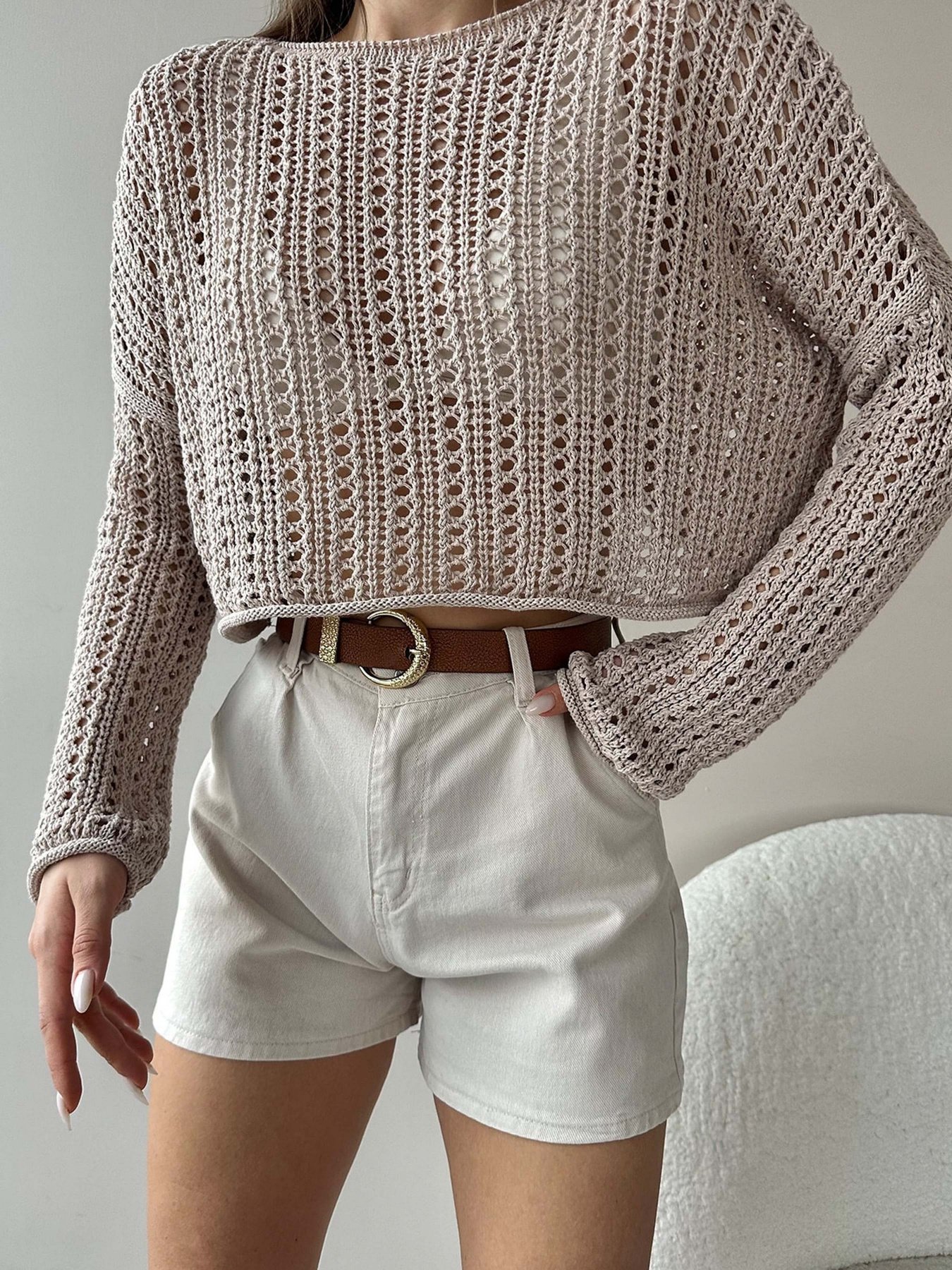 Блуза Trend Alacati Stili модель ALC-X9960/Kum Beji Блуза Trend Alacati Stili модель ALC-X9960/Kum Beji Фото