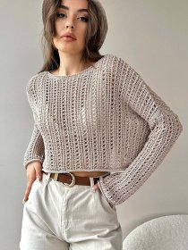 Блуза Trend Alacati Stili модель ALC-X9960/Kum Beji Блуза Trend Alacati Stili модель ALC-X9960/Kum Beji Фото