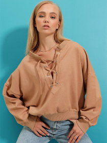 Свитшот Trend Alacati Stili модель MDA-1029/Biskuvi Фото