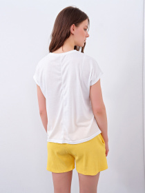 Футболка Trend Alacati Stili модель MDA-1175/Beyaz Фото