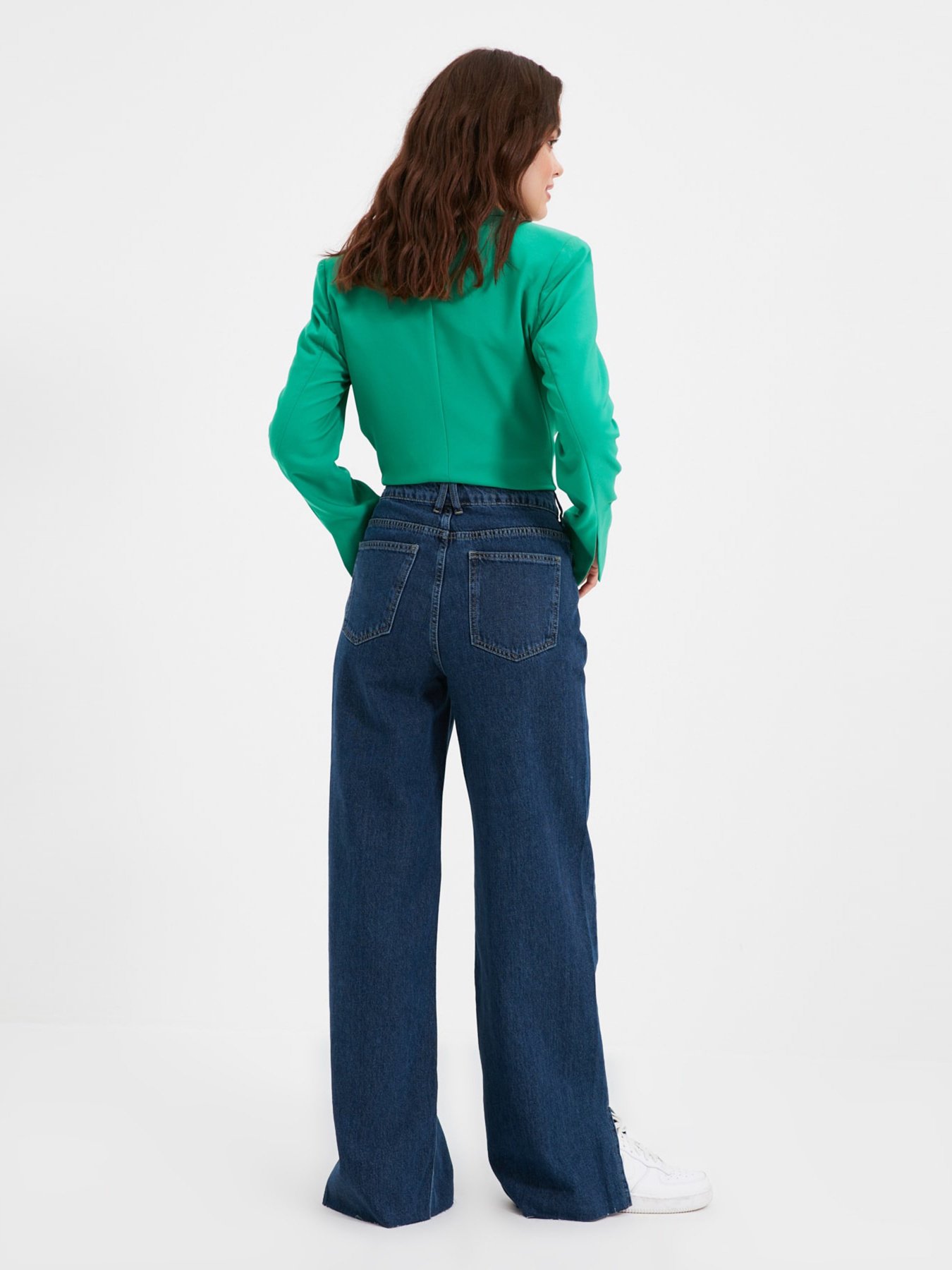 Широкі джинси Trendyol модель TCTAW22JE0340/Mavi Фото