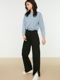 Широкие джинсы Trendyol модель TCTAW22JE0340/Siyah Фото