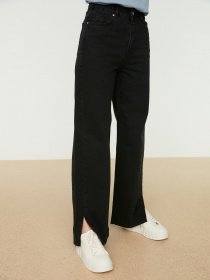 Широкі джинси Trendyol модель TCTAW22JE0340/Siyah Фото