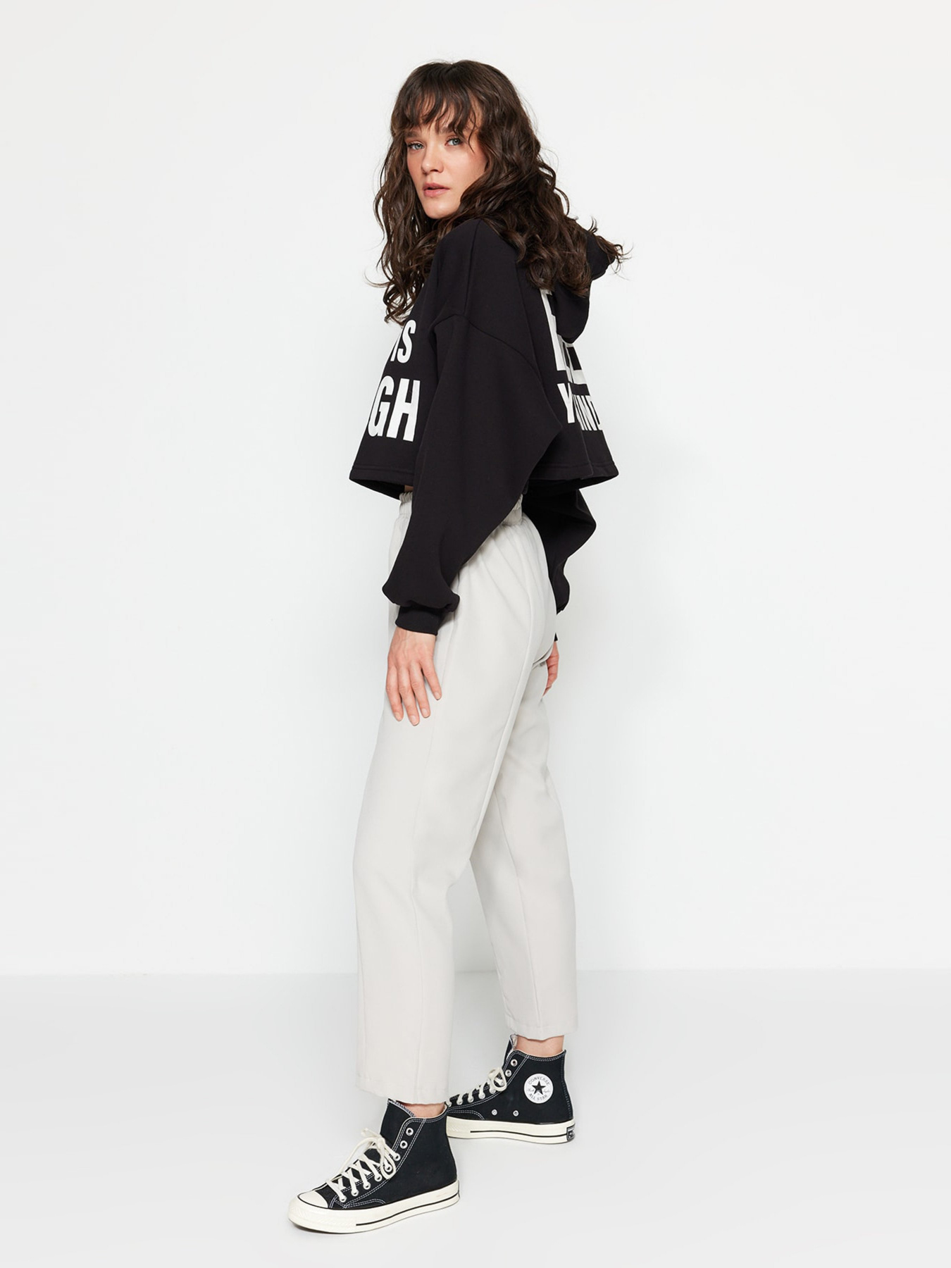 Брюки классические Trendyol модель TCTSS21PL0570/Gri Фото