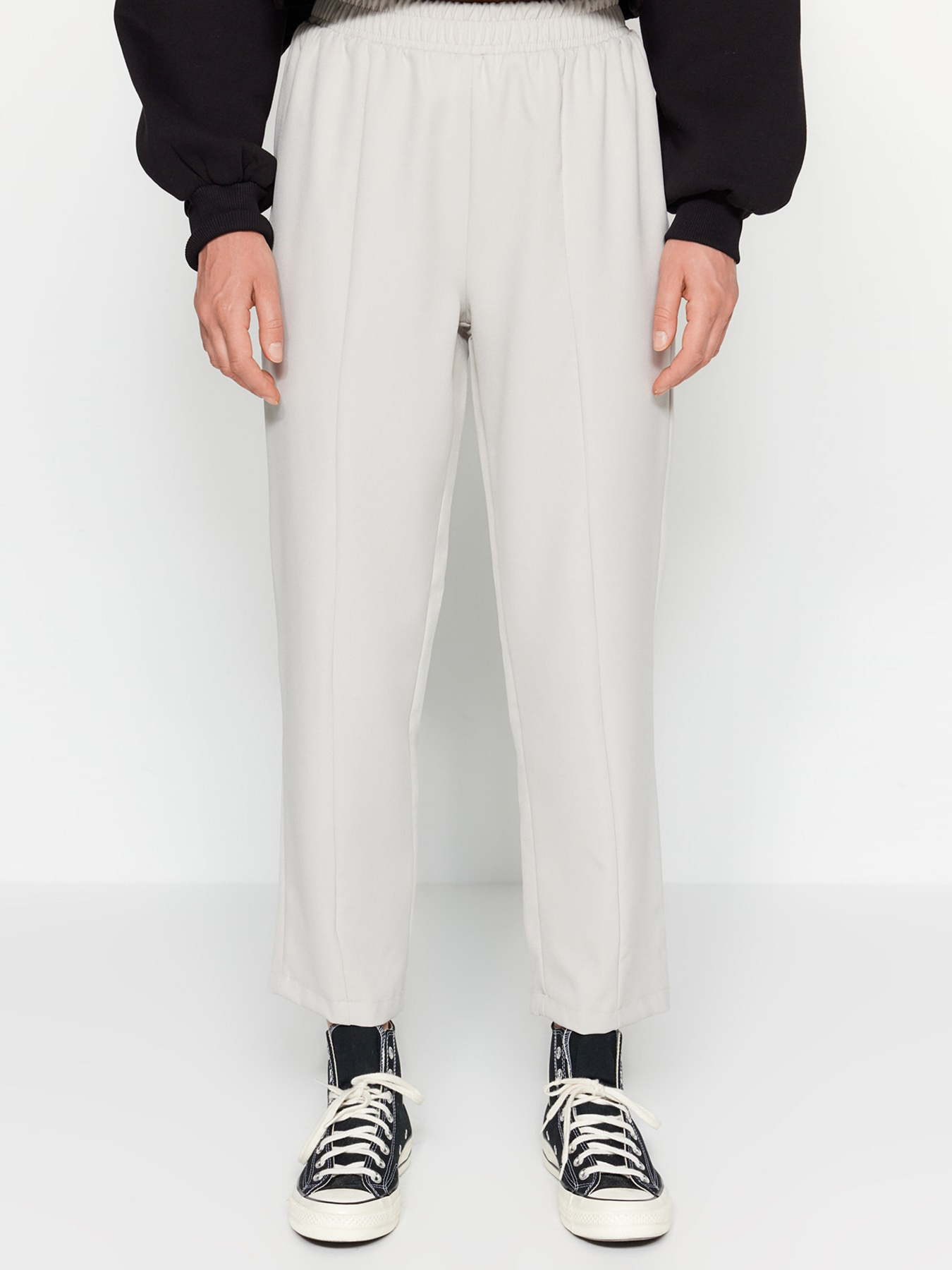 Класичні штани Trendyol модель TCTSS21PL0570/Gri Фото