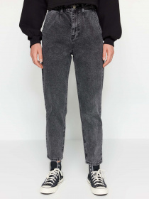 Джинси мом Trendyol модель TCTSS22JE0048/Antrasit Фото