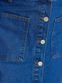 Джинсова спідниця Trendyol модель TCTSS23EE00002/Koyu Mavi Фото