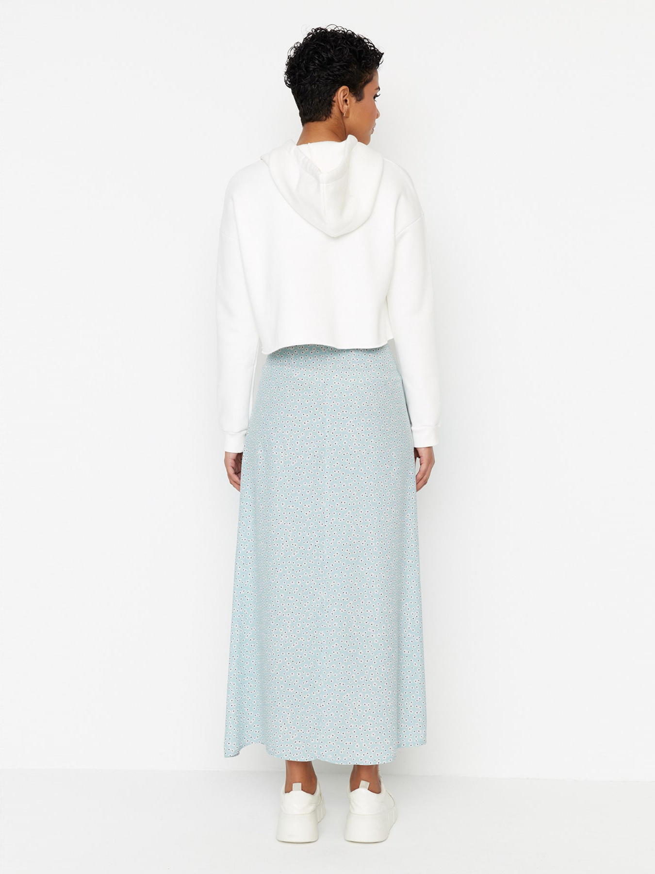 Спідниця максі Trendyol модель TCTSS23EE00007/Acik Yesil Фото