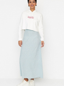 Спідниця максі Trendyol модель TCTSS23EE00007/Acik Yesil Фото