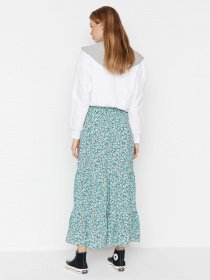 Юбка макси Trendyol модель TCTSS23EE00008/Yesil Фото