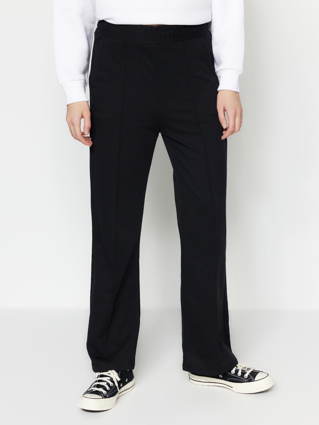 Спортивні штани Trendyol модель TCTSS23EI00002/Siyah Спортивні штани Trendyol модель TCTSS23EI00002/Siyah Фото