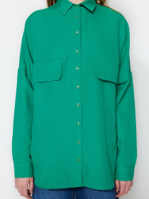 Сорочка Trendyol модель TCTSS23TG00005/Yesil Фото