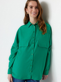 Сорочка Trendyol модель TCTSS23TG00005/Yesil Фото