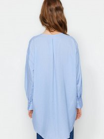 Рубашка Trendyol модель TCTSS23TG00055/Mavi Фото