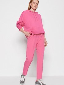 Повсякденні штани Trendyol модель TCTSS23TP00008/Pembe Повсякденні штани Trendyol модель TCTSS23TP00008/Pembe Фото