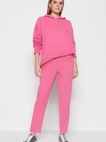 Повсякденні штани Trendyol модель TCTSS23TP00008/Pembe Повсякденні штани Trendyol модель TCTSS23TP00008/Pembe Фото