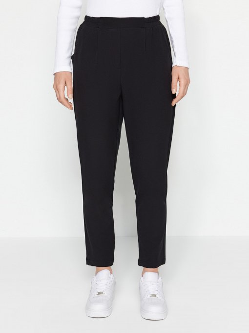 Повсякденні штани Trendyol модель TCTSS23TP00008/Siyah Фото