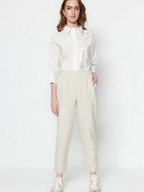 Брюки повседневные Trendyol модель TCTSS23TP00008/Tas Фото