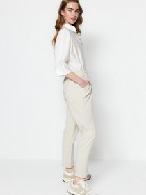 Брюки повседневные Trendyol модель TCTSS23TP00008/Tas Фото