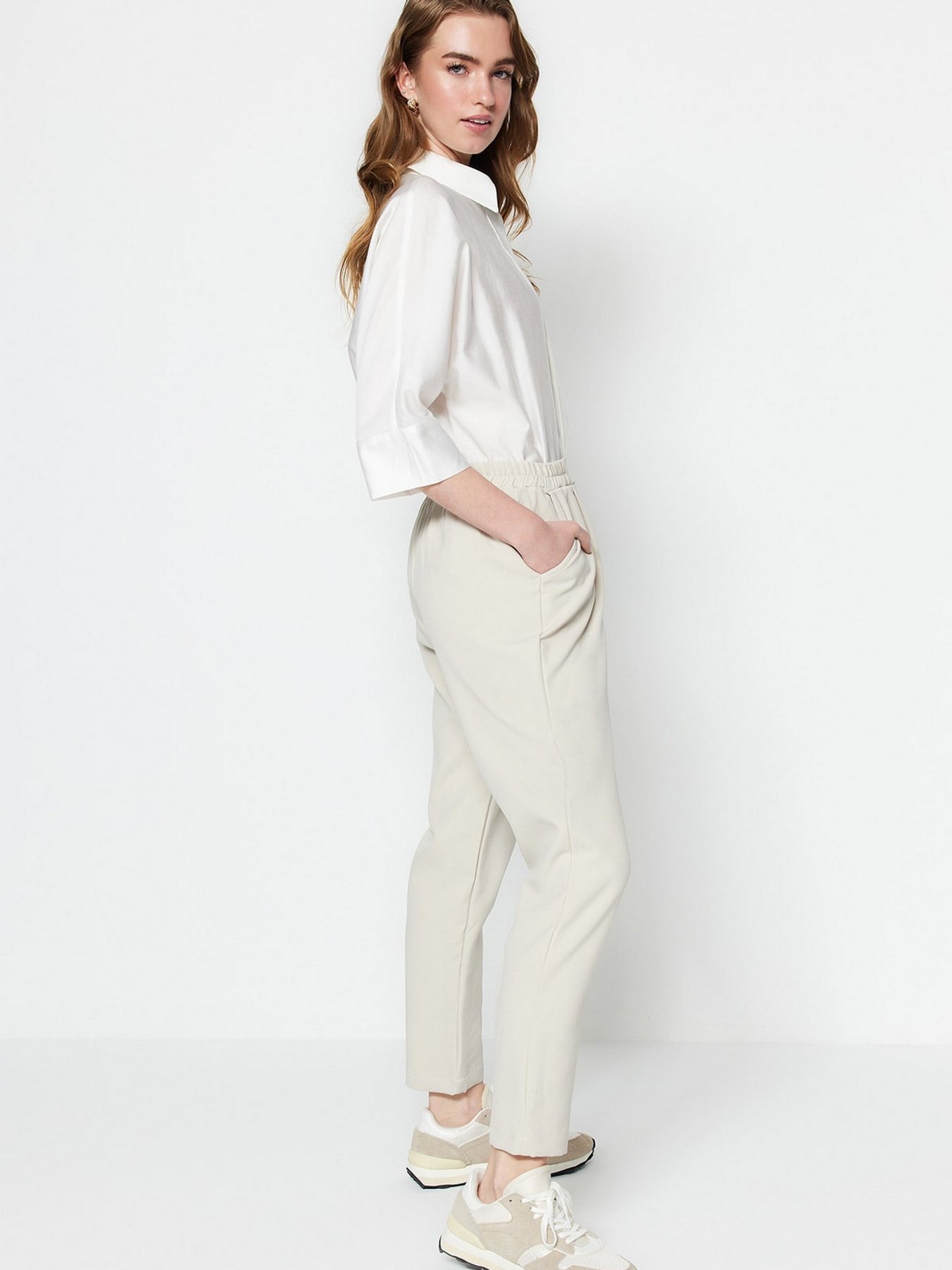 Повсякденні штани Trendyol модель TCTSS23TP00008/Tas Повсякденні штани Trendyol модель TCTSS23TP00008/Tas Фото