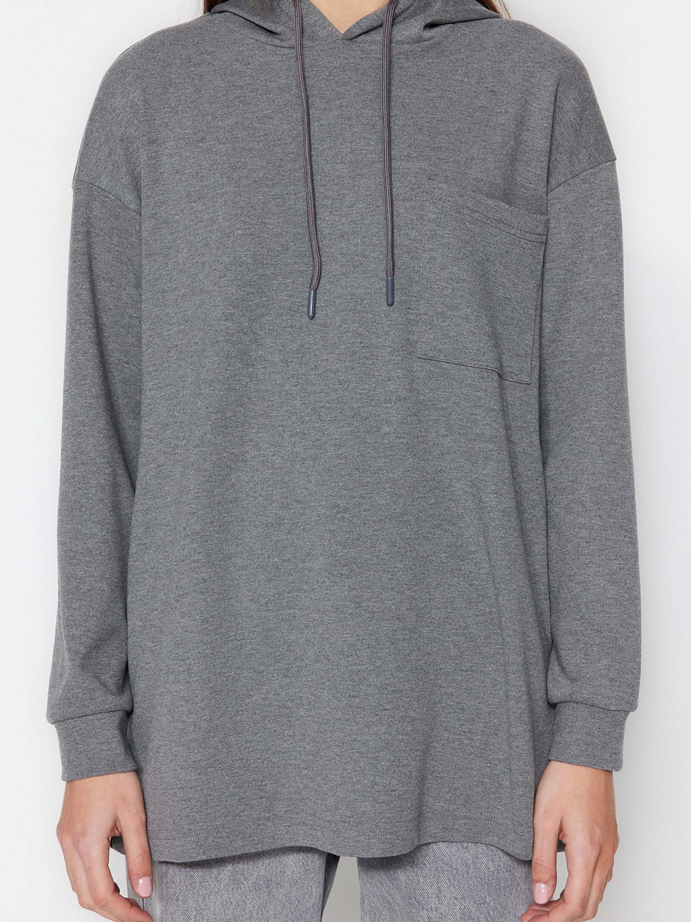 Худи Trendyol модель TCTSS23TW00006/Antrasit Фото