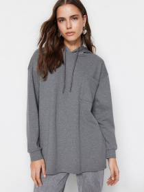 Худи Trendyol модель TCTSS23TW00006/Antrasit Фото