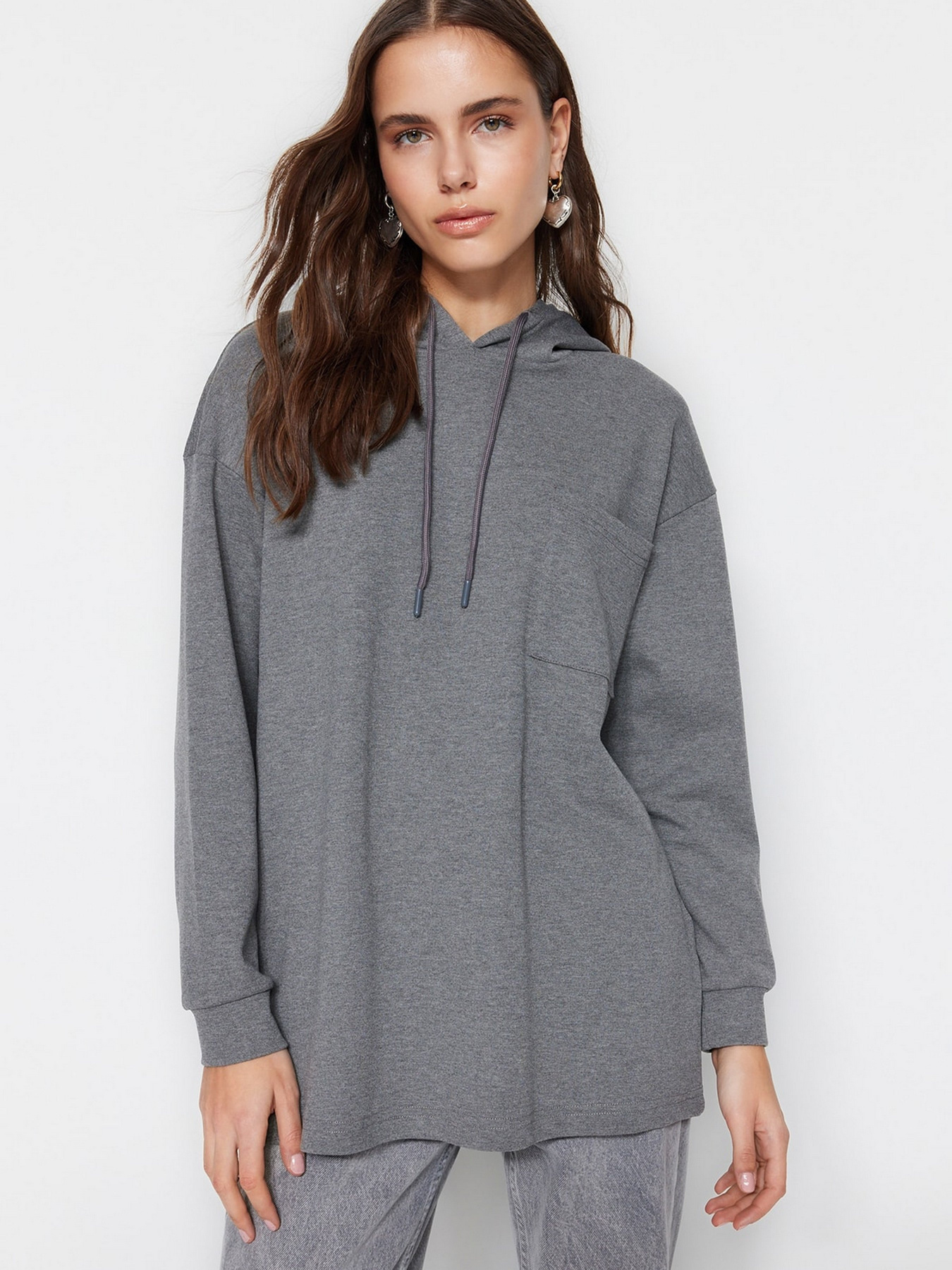 Худі Trendyol модель TCTSS23TW00006/Antrasit Фото