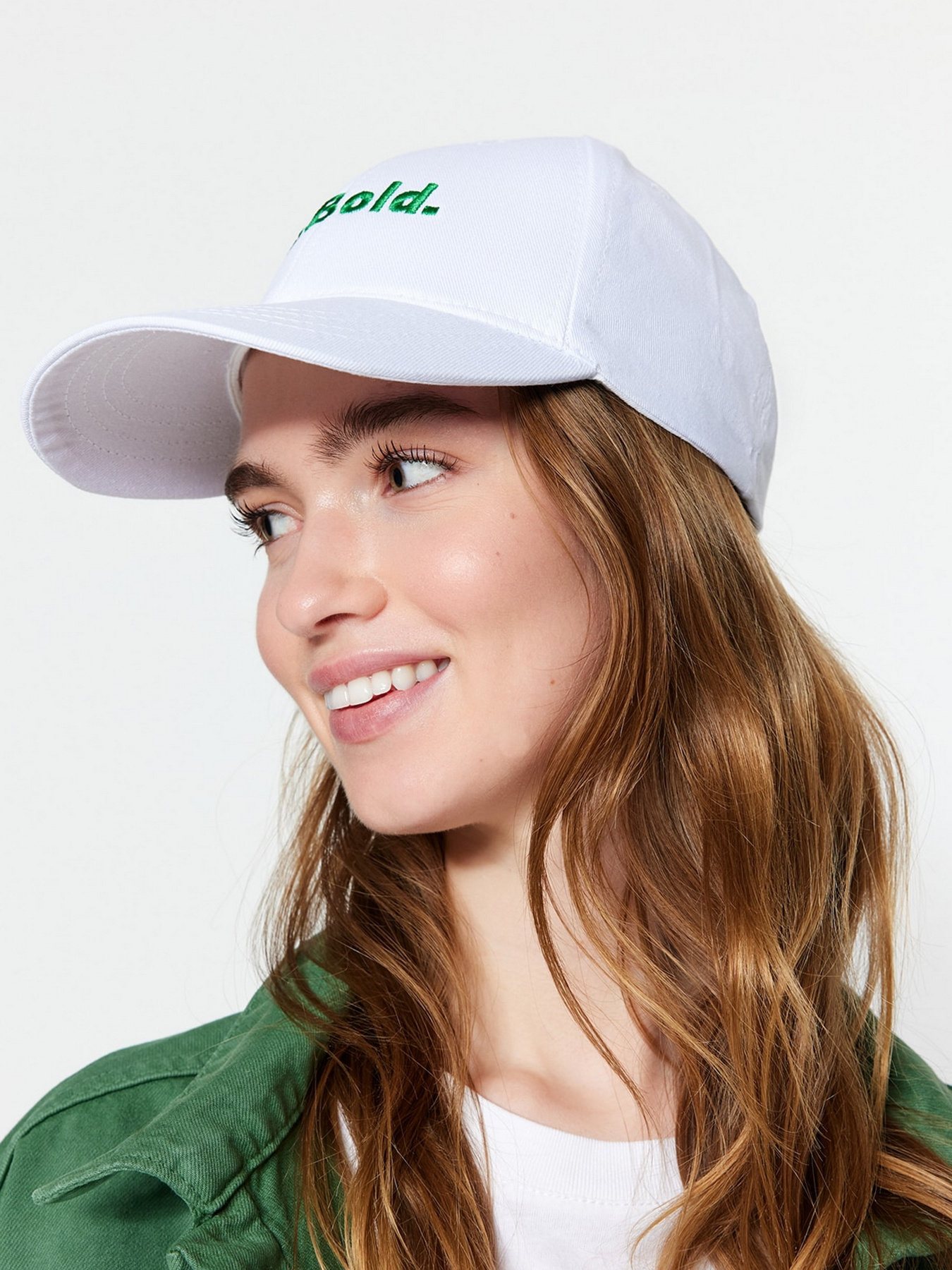 Кепка Trendyol модель TWOSS23SP00022/Beyaz Фото