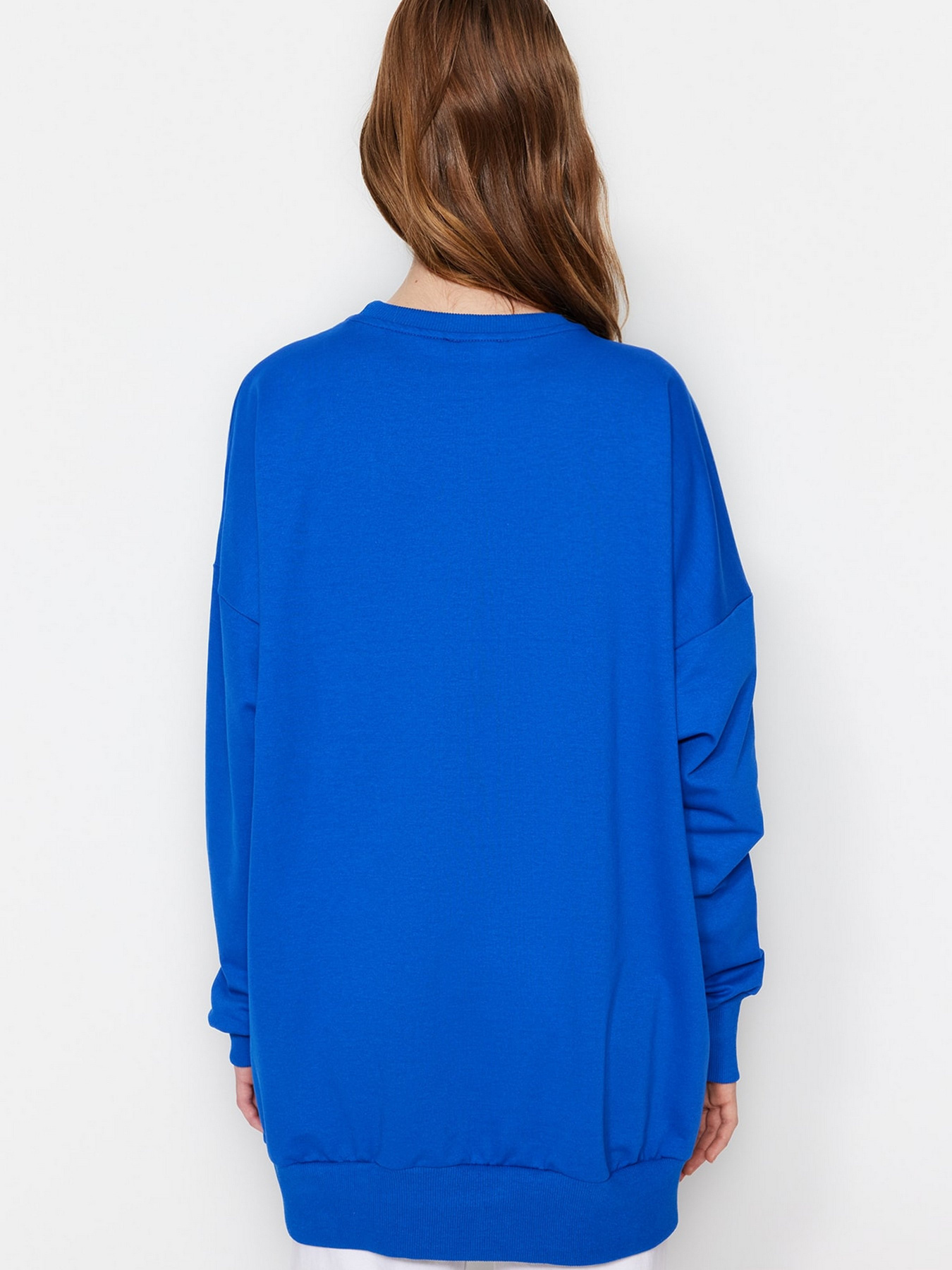 Свитшот Trendyol модель TCTSS23TW00044/Mavi Фото