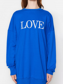 Свитшот Trendyol модель TCTSS23TW00044/Mavi Фото