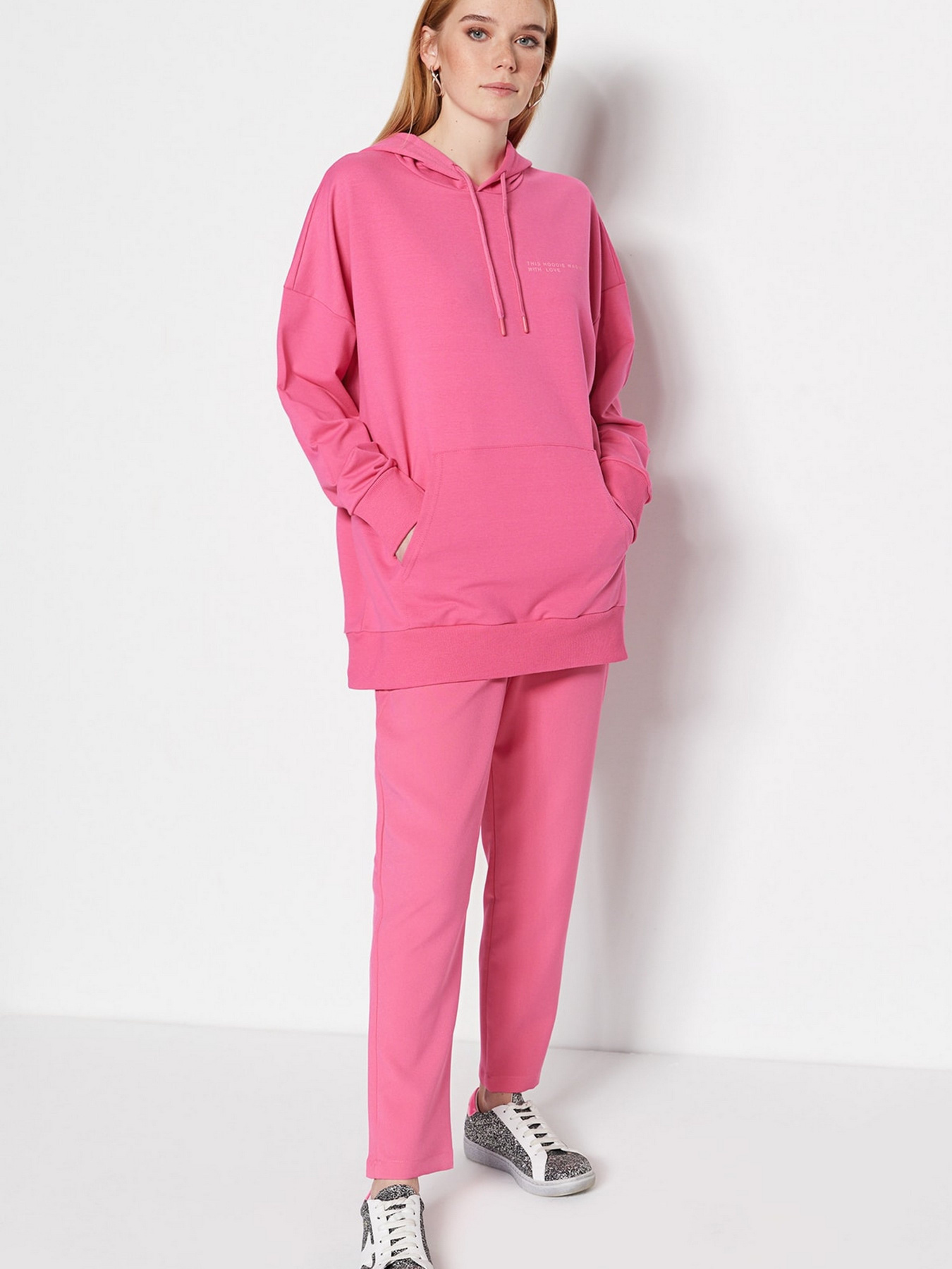 Худи Trendyol модель TCTSS23TW00052/Pembe Фото