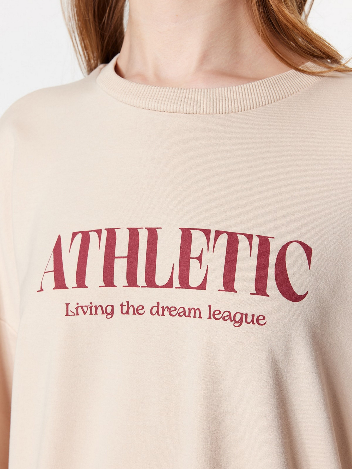 Свитшот Trendyol модель TCTSS23TW00053/Bej Фото