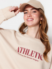 Світшот Trendyol модель TCTSS23TW00053/Bej Фото