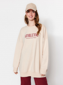 Світшот Trendyol модель TCTSS23TW00053/Bej Фото