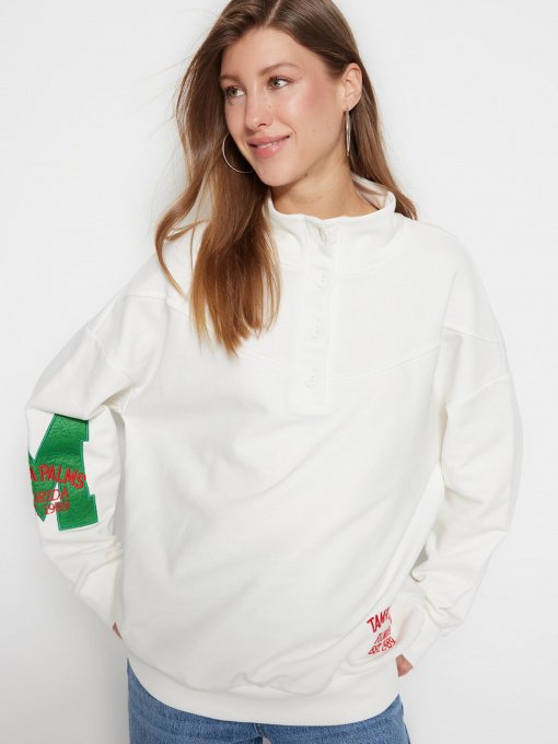 Кофта Trendyol модель TCTSS23TW00090/Ekru Фото