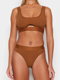 Комплект білизни Trendyol модель THMSS23CC00110/Kahverengi Комплект білизни Trendyol модель THMSS23CC00110/Kahverengi Фото