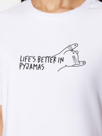 Піжама Trendyol модель THMSS23PT00228/Beyaz Фото