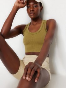 Спортивний топ Trendyol модель THMSS23SS00005/Acik Haki Фото