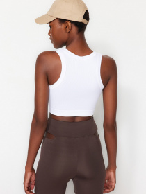 Топ спортивный Trendyol модель THMSS23SS00005/Beyaz Фото