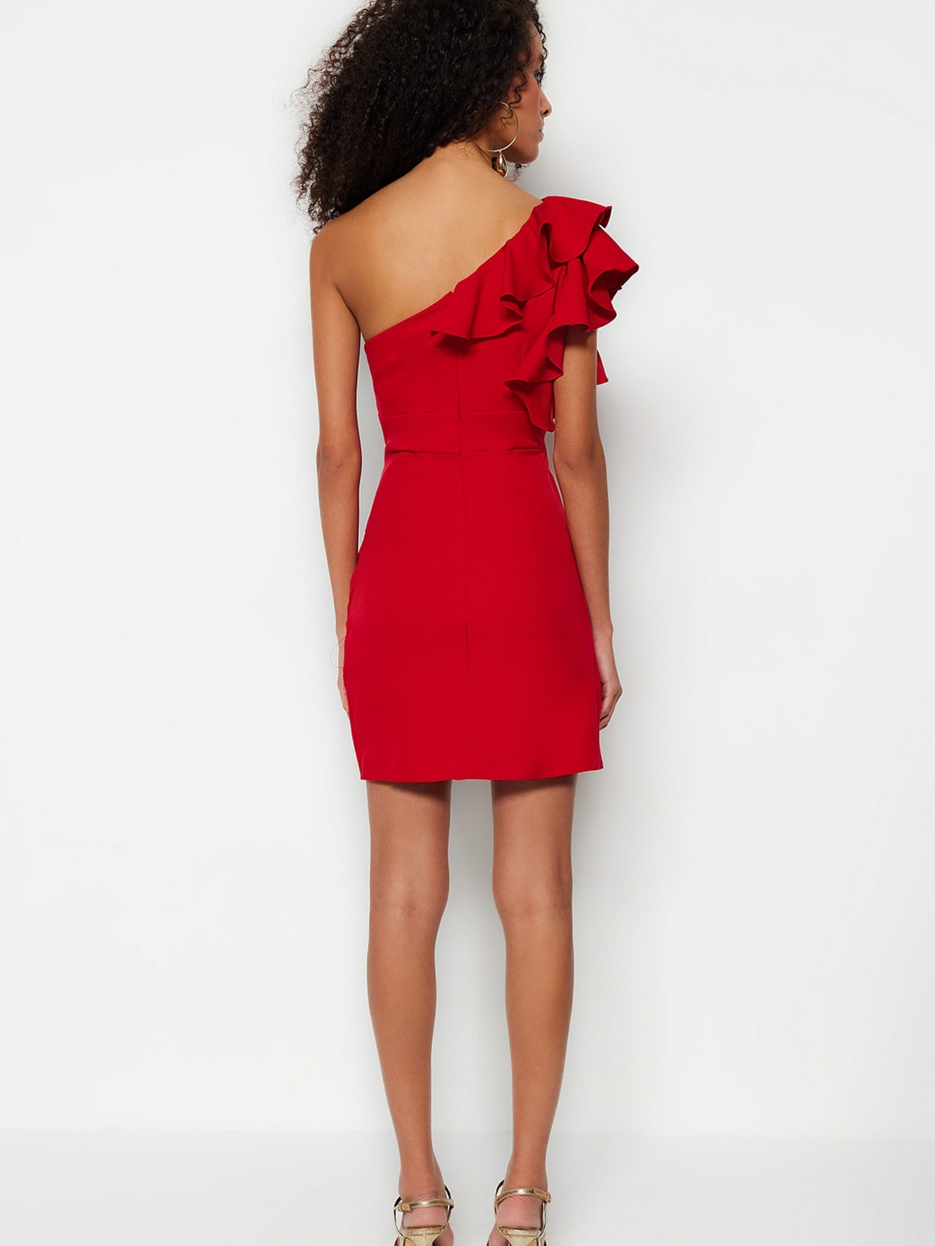 Платье мини Trendyol модель TPRSS23EL00512/Kirmizi Фото