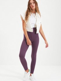 Легінси Trendyol модель TWOAW20TA0087/Murdum Легінси Trendyol модель TWOAW20TA0087/Murdum Фото