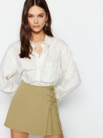 Спідниця-шорти Trendyol модель TWOAW21SR0038/Haki Фото