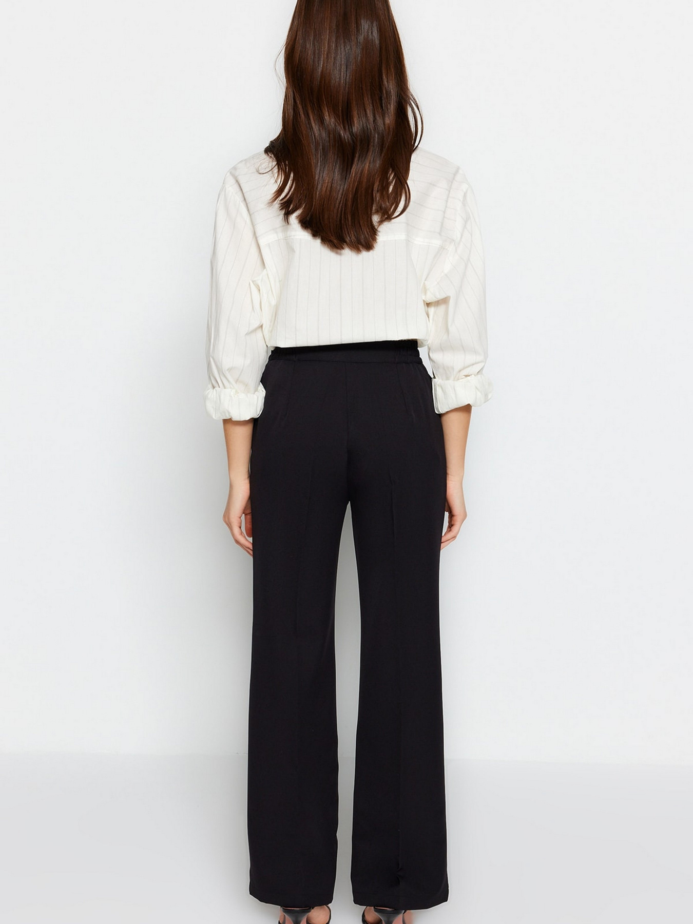 Штани класичні Trendyol модель TWOAW22PL0419/Siyah Фото