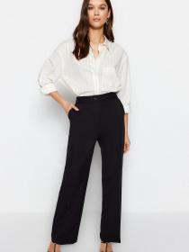 Штани класичні Trendyol модель TWOAW22PL0419/Siyah Фото